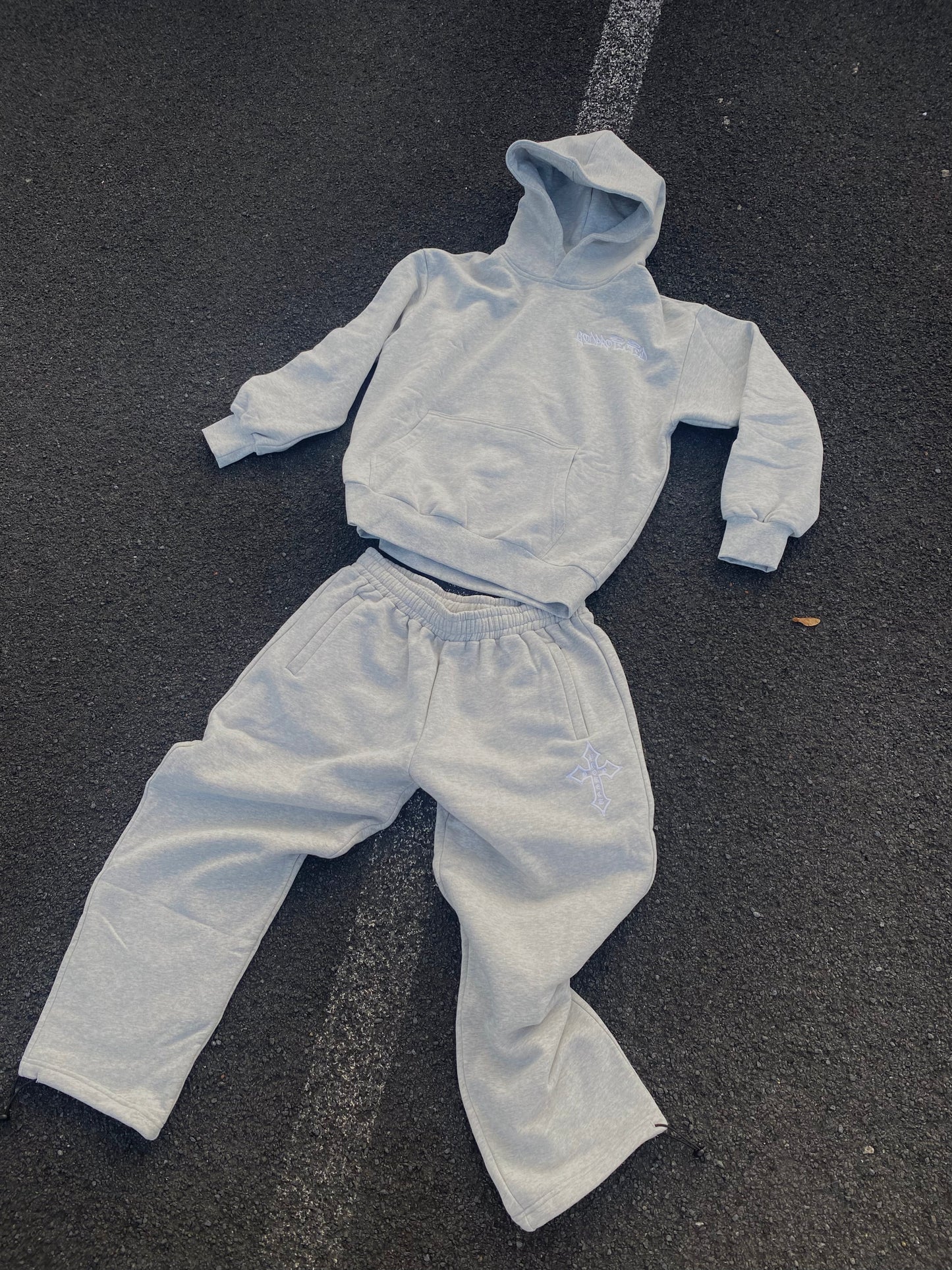 Grey "GODPROTECTED' Hoodie