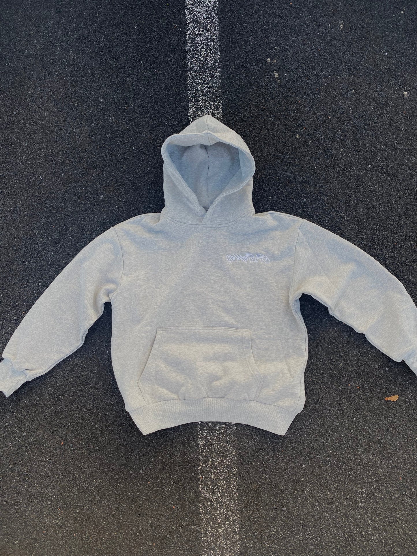 Grey "GODPROTECTED' Hoodie
