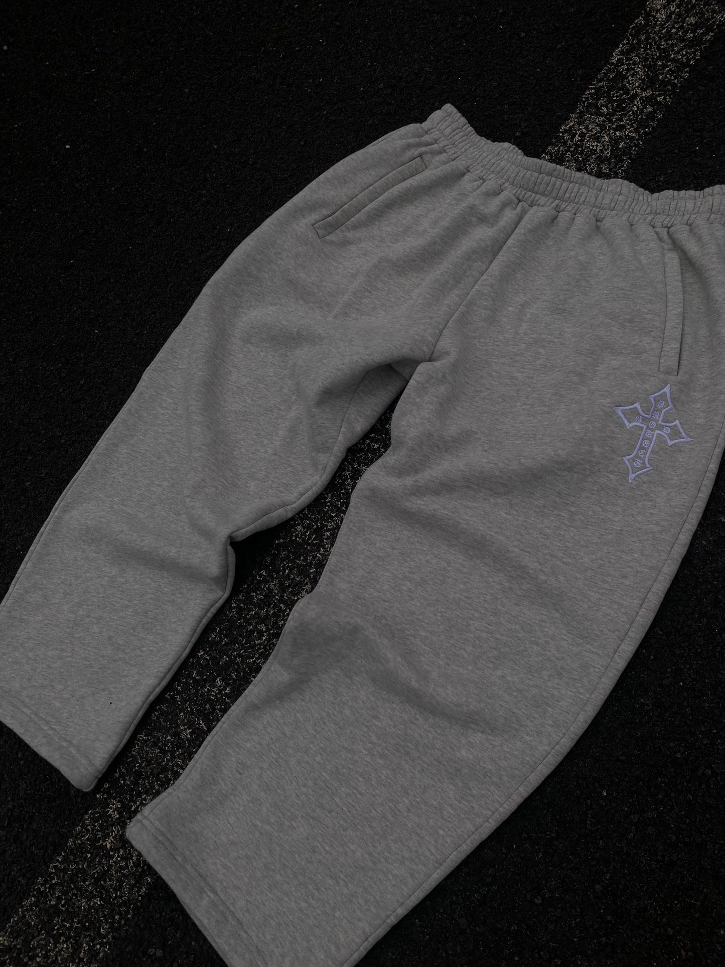 Grey ''GODPROTECTED'' Baggy Sweatpants