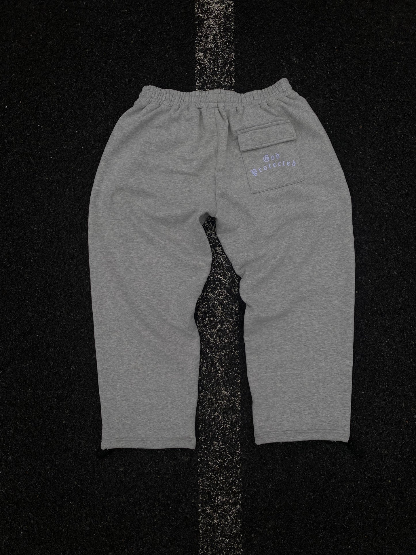 Grey ''GODPROTECTED'' Baggy Sweatpants