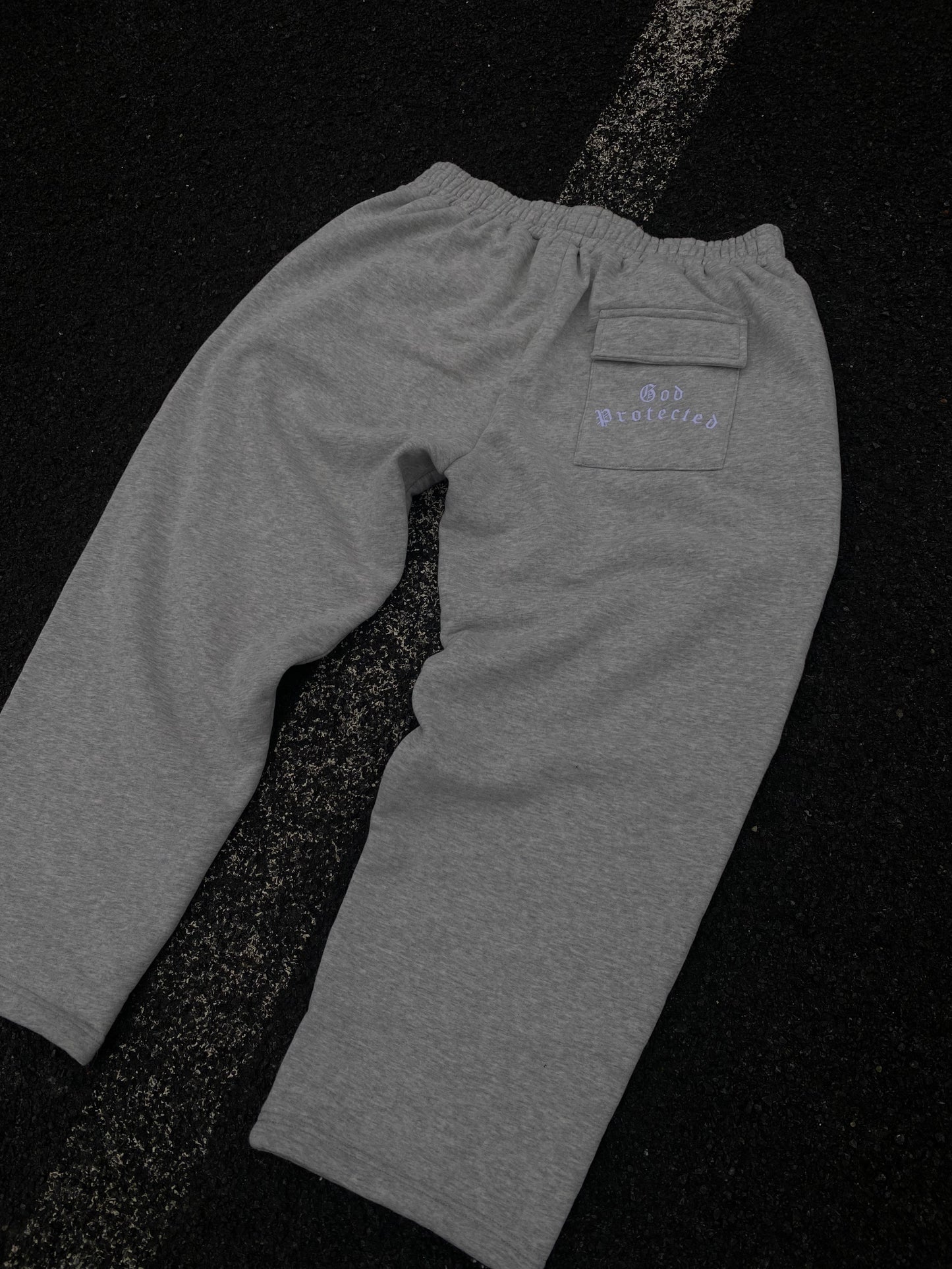 Grey ''GODPROTECTED'' Baggy Sweatpants